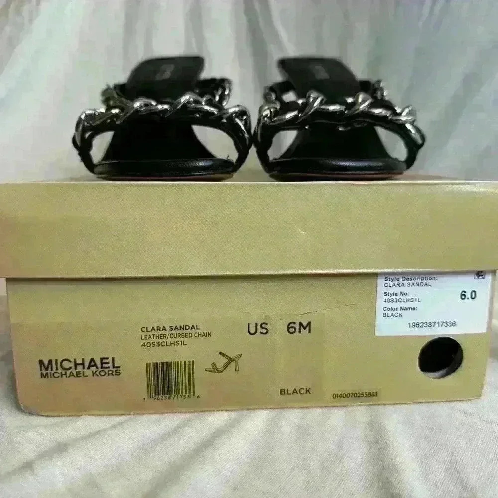 Brand New Michael Kors Black Heels size 6M - Picture 3 of 7